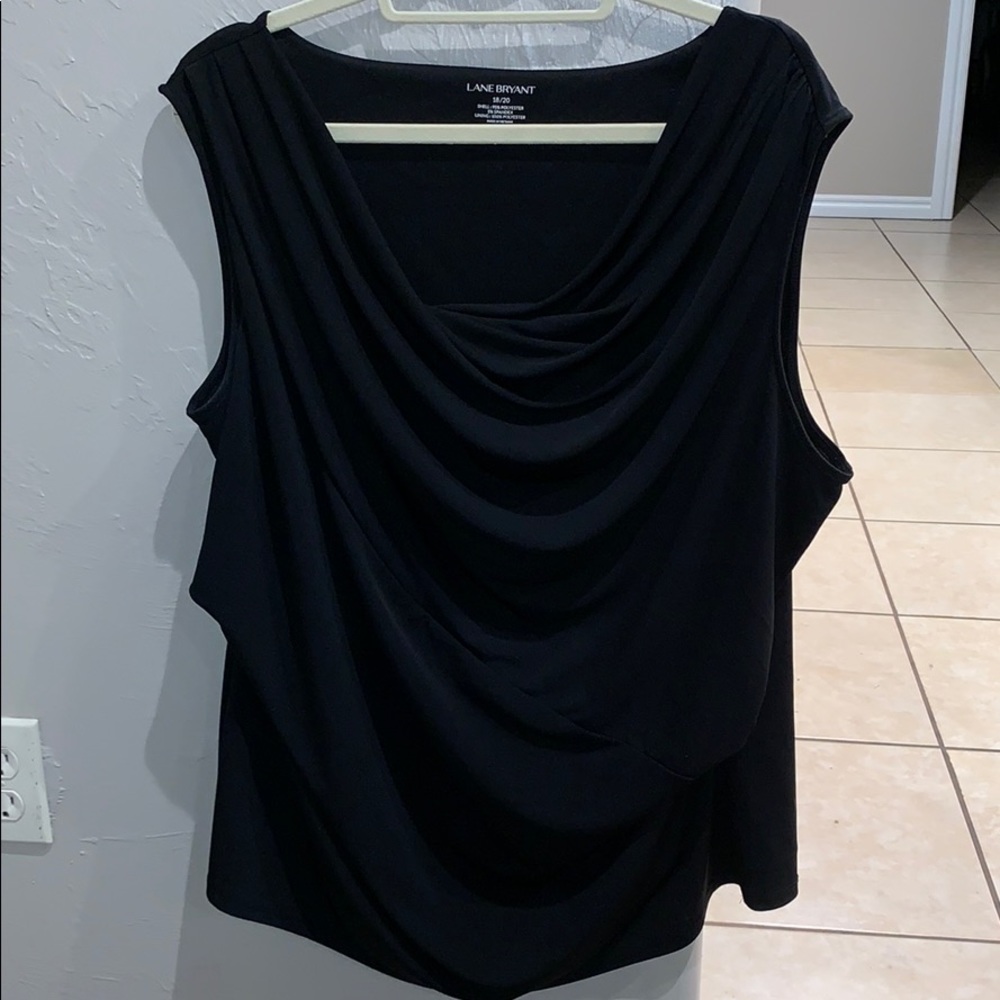 Lane Bryant black blouse